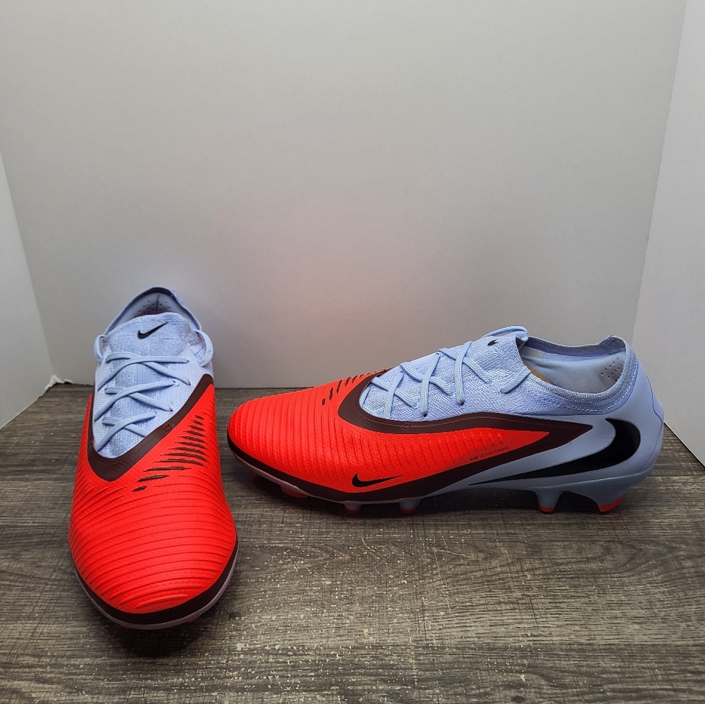 Nike Phantom 6 Low Pro FG Blue Crimson Red HJ4122-400 Men's Size 11.5 Cleats New